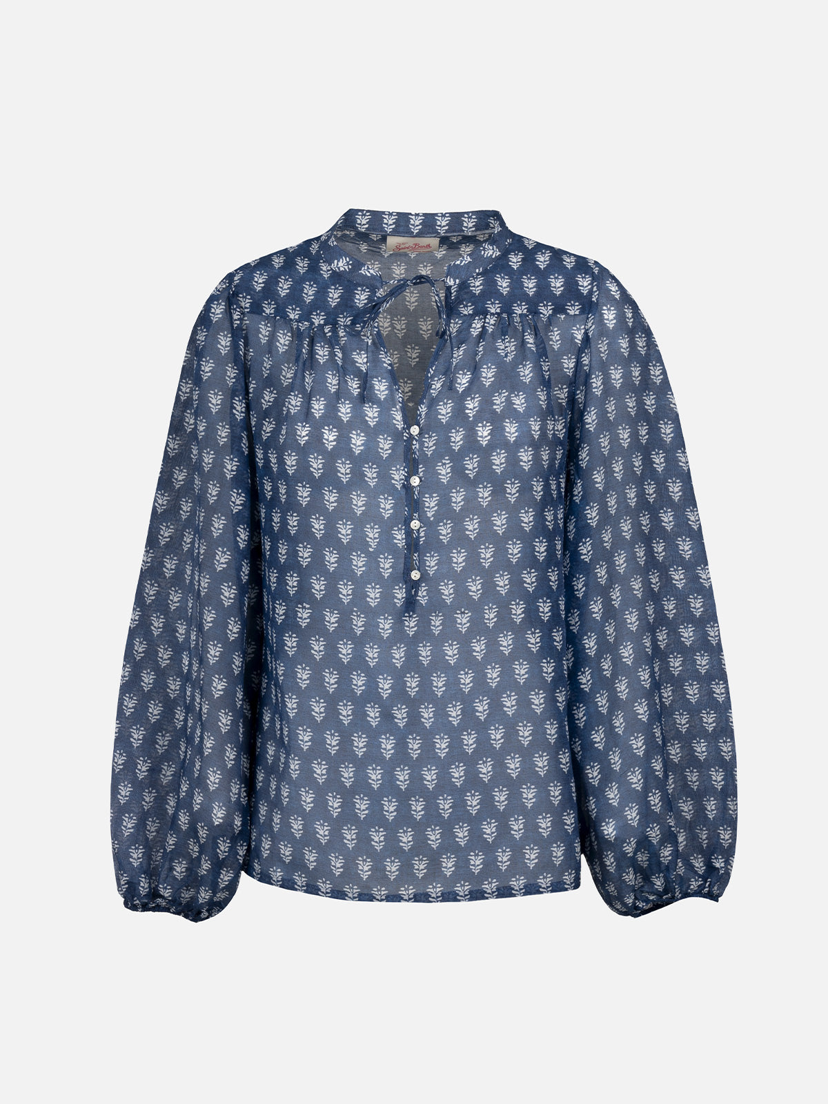 Blusa da donna in voile di seta Harper