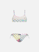 Bikini a bralette a fiori da bambina Jaiden