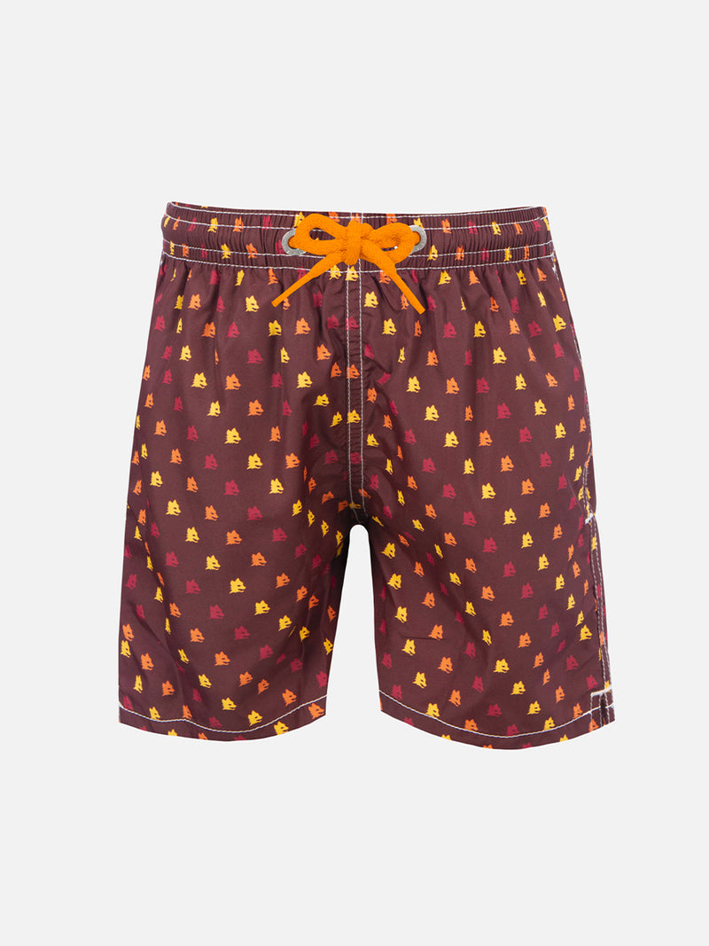 Jungen-Badeshorts mit AS Roma-Aufdruck | AS ROMA SPECIAL EDITION