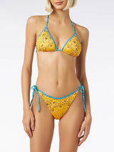 Damen-Triangel-Bikini mit Bandana-Print