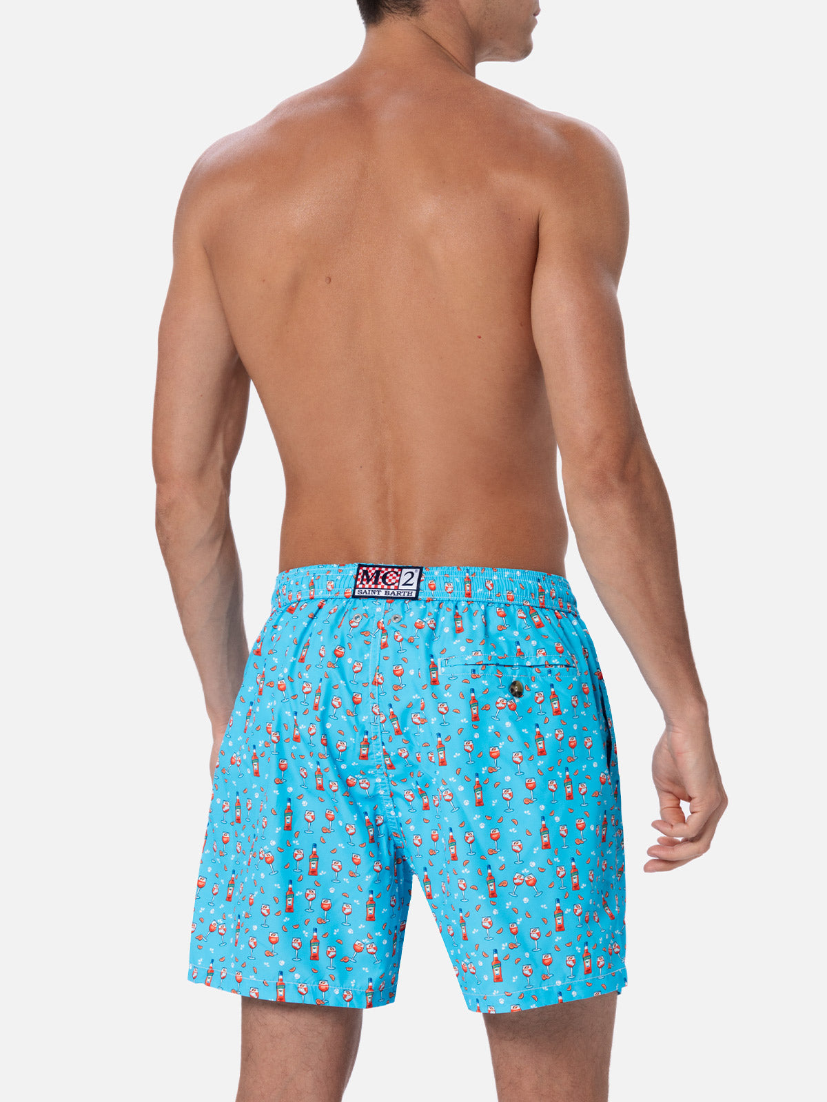 Aperol Spritz Saint Barth Costumi Da Bagno Shop Swim Trunks Mc