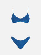 Damen-Bralette-Bikini aus Lurex