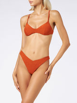 Woman lurex bralette bikini