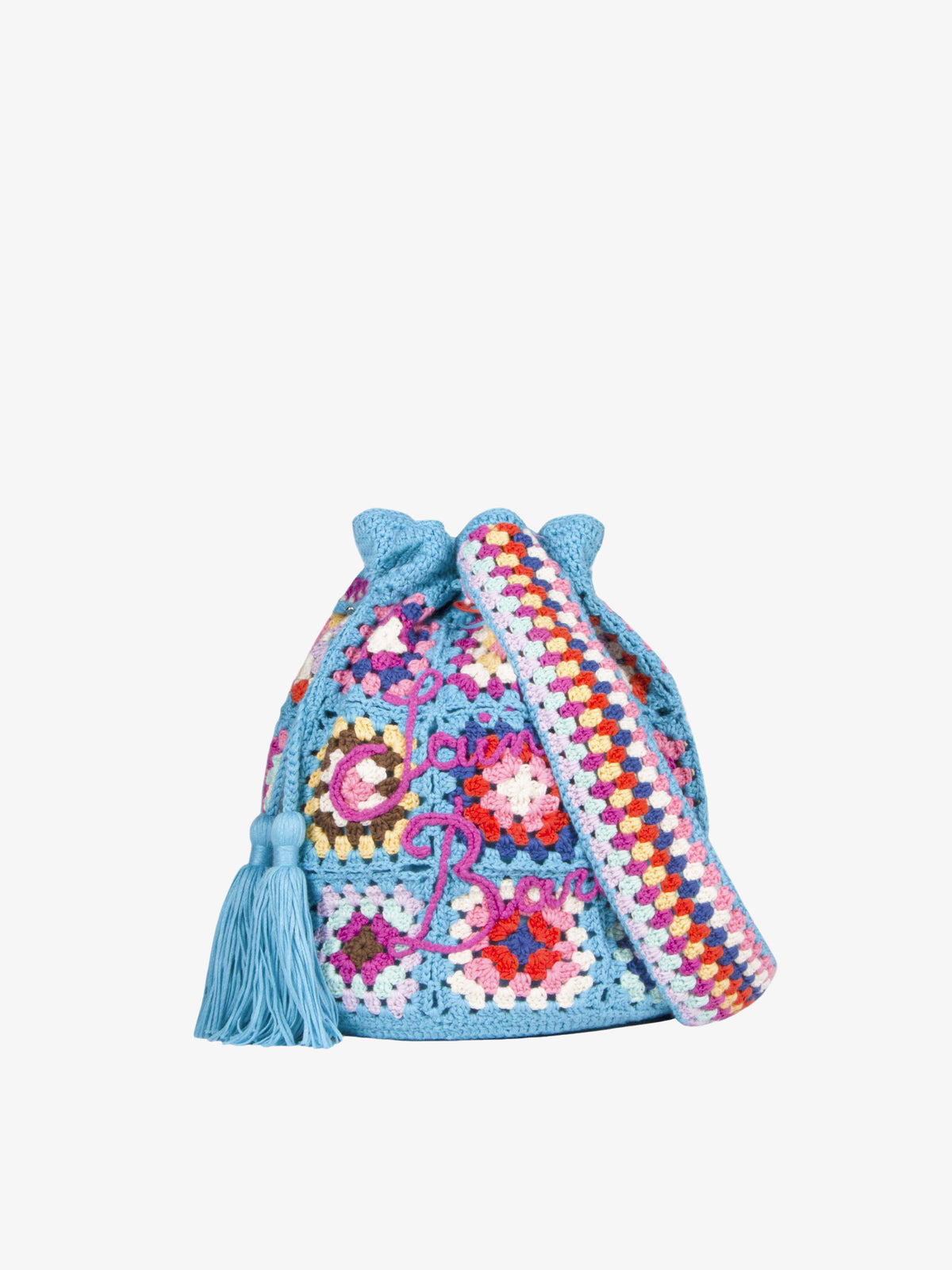 NWT MC2 Saint Barth Crochet Bucket Hat Multicolor