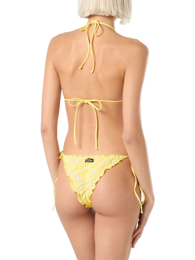 Slip mare donna sbarazzino in seersucker Miami