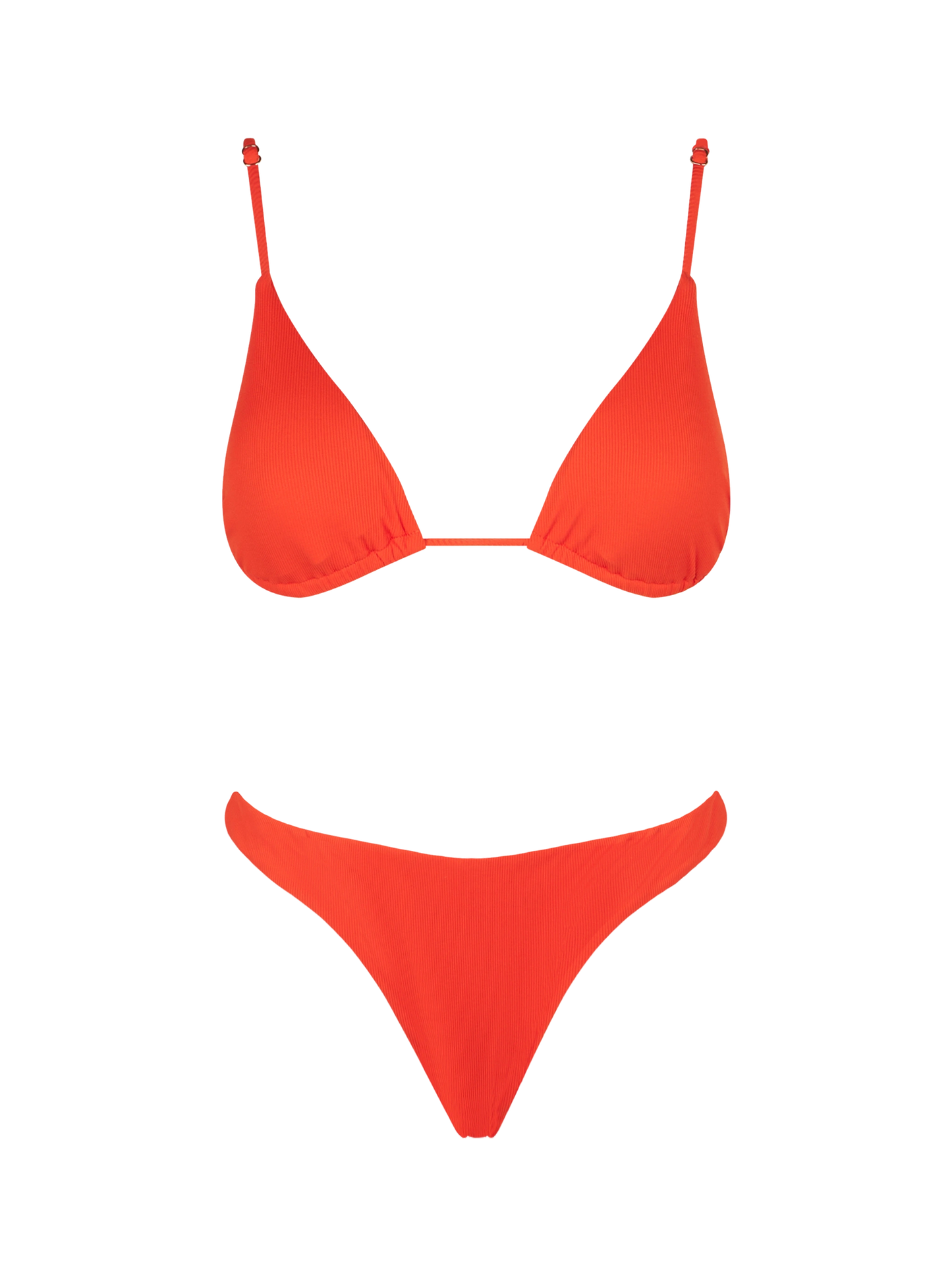 Bikini da donna a triangolo arancione