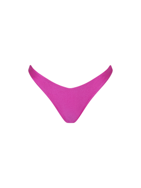 Woman fucsia cheeky swim briefs