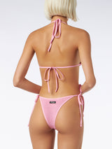 Bikini da donna a triangolo crinkle