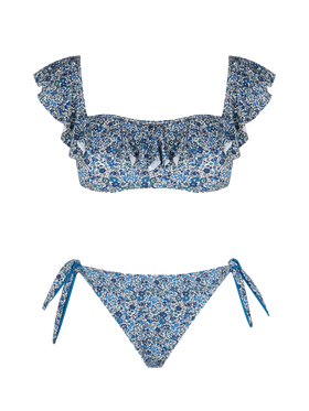 Bikini a spalle coperte con stampa floreale | EDIZIONE SPECIALE LIBERTY