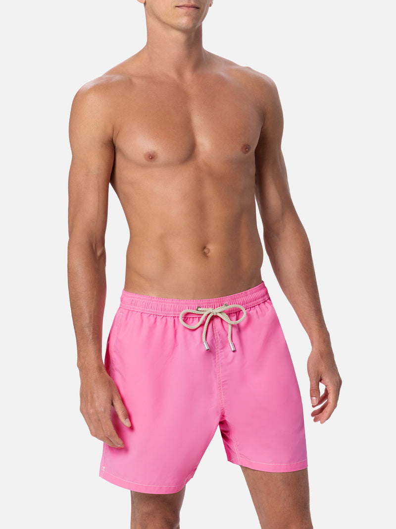 Mittellange Badeshorts Patmos für Herren in Rosa