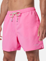 Mittellange Badeshorts Patmos für Herren in Rosa