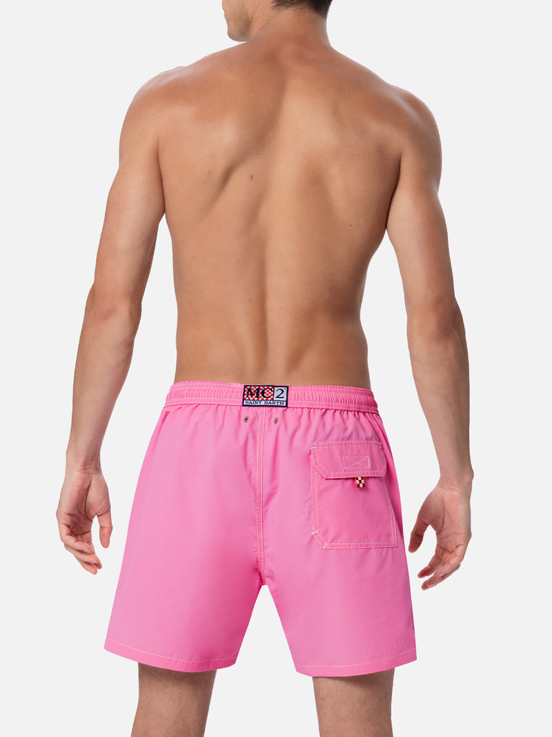 Mittellange Badeshorts Patmos für Herren in Rosa