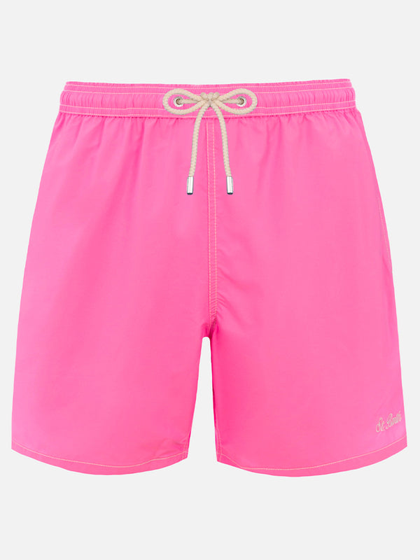 Man pink mid-length swim shorts Patmos