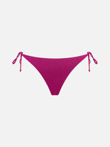 Slip da bagno da donna fucsia sgambato