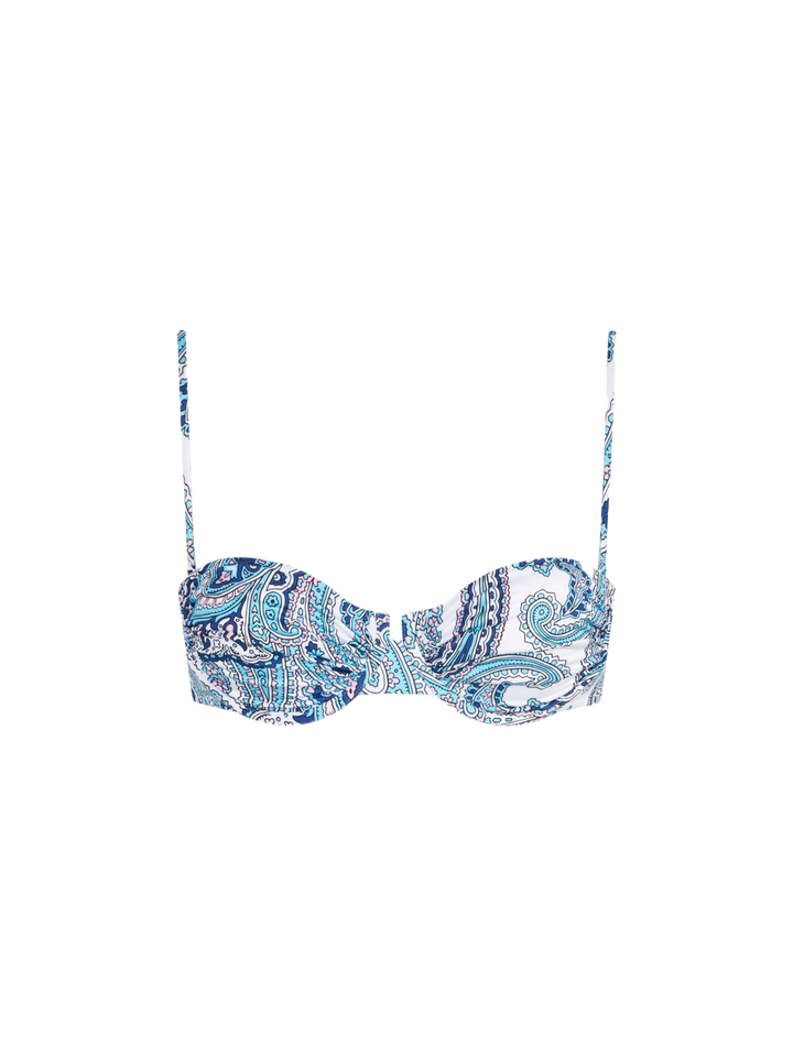 Bügel-Bralette für Damen mit Paisley-Print