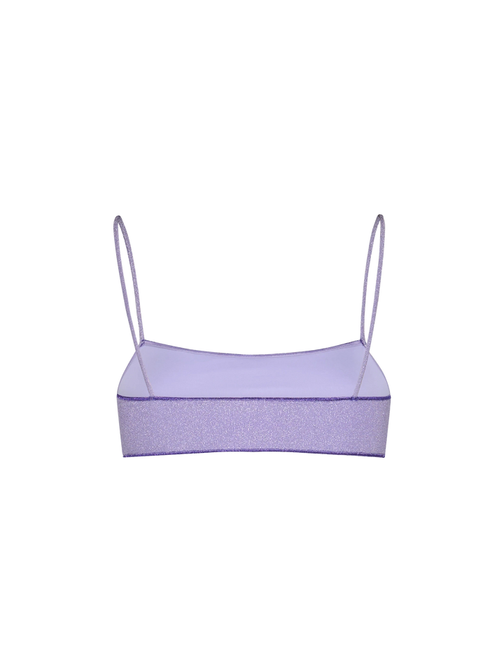 Top mare bralette da donna in lurex Sadie