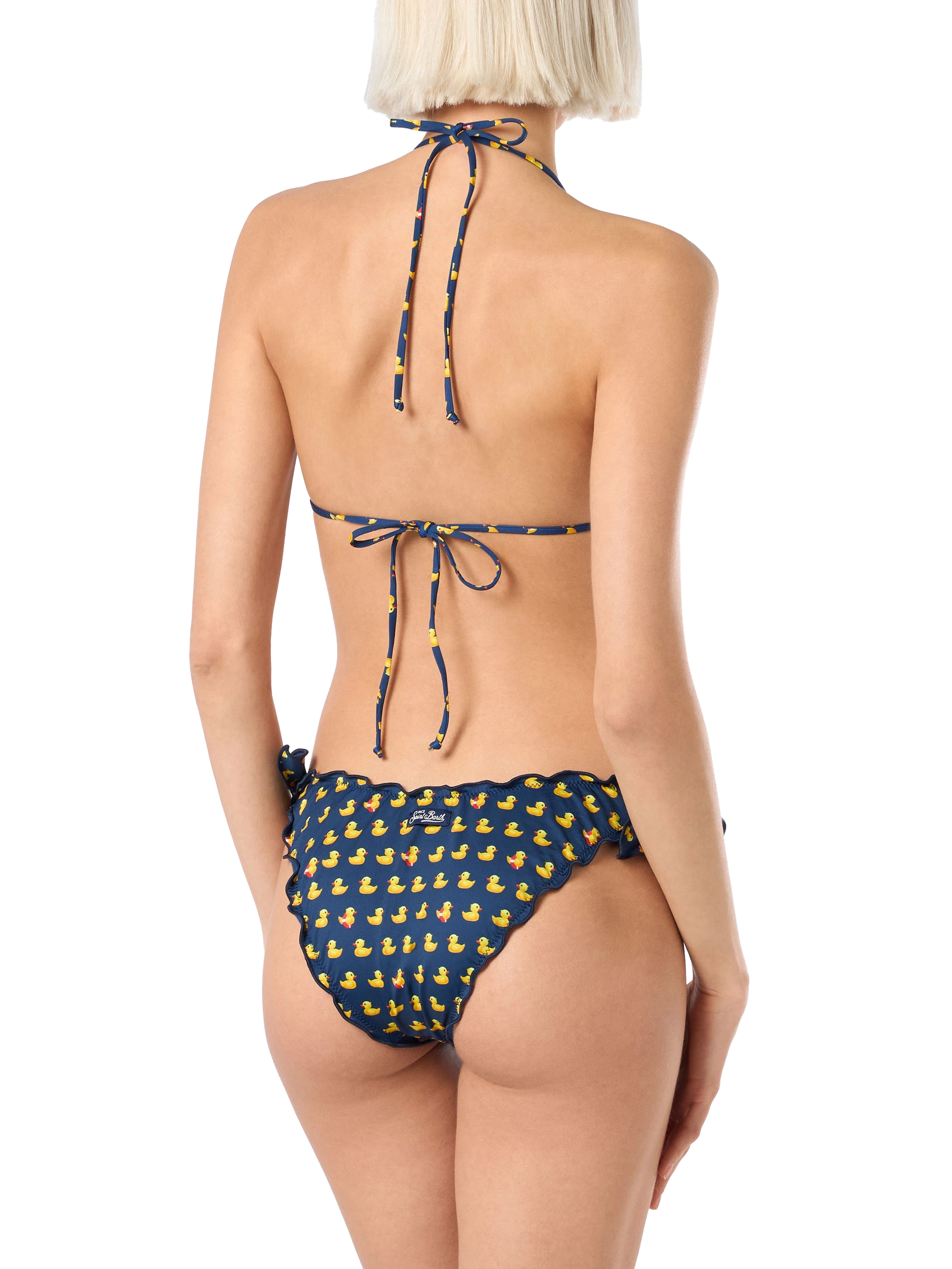 Triangle bikini Sagittarius Moon with ducky print - MC2 Saint Barth