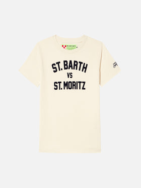 Boy t-shirt with St. Barth vs St. Moritz