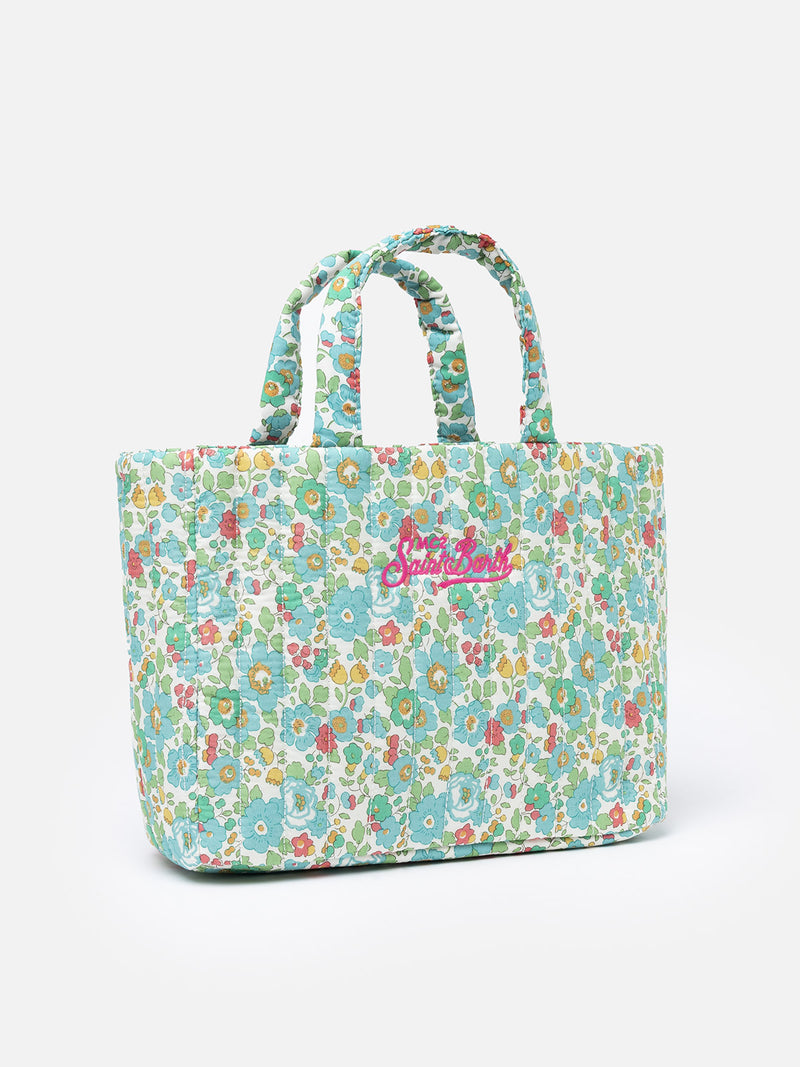 Betsy quilted Soft Tote Mid bag | MADE WITH LIBERTY FABRIC