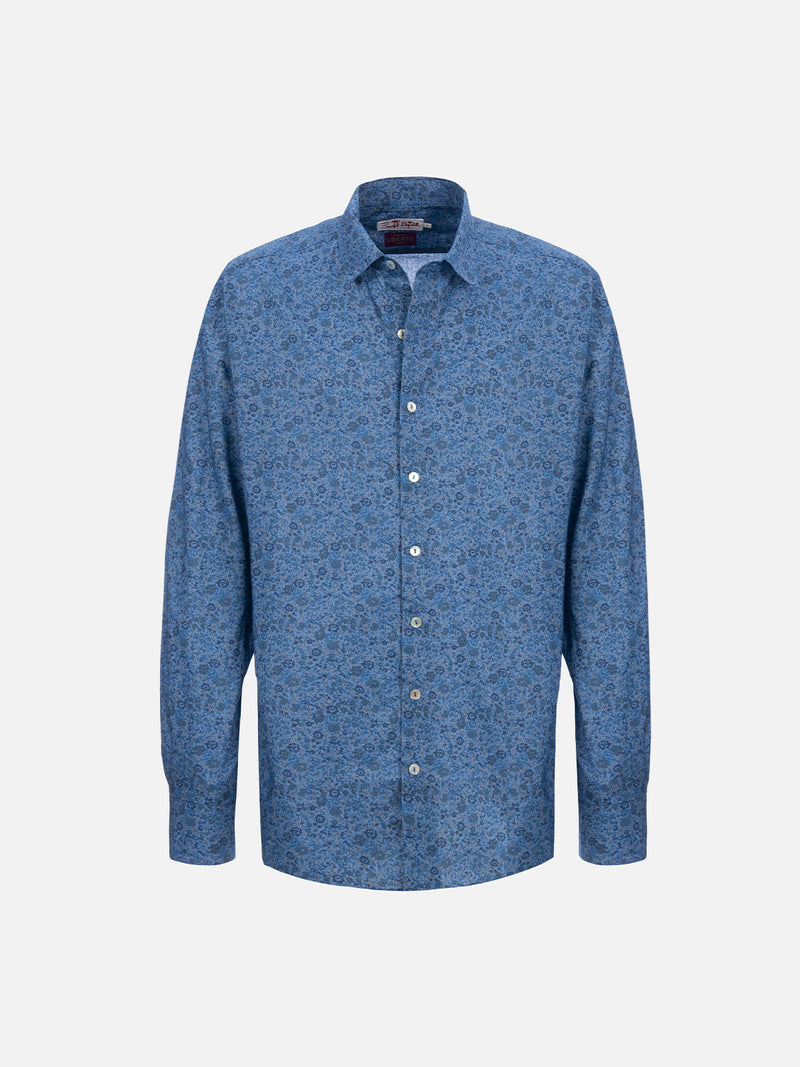 Man Emma & Georgina muslin cotton shirt Sikelia | MADE WITH LIBERTY FABRIC