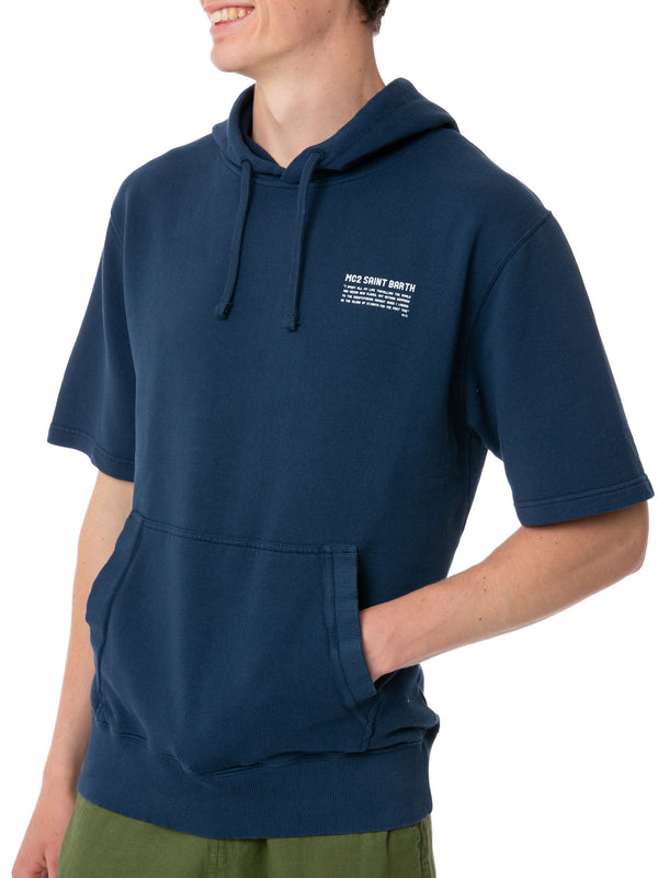 Herren-Hoodie mit kurzen Ärmeln