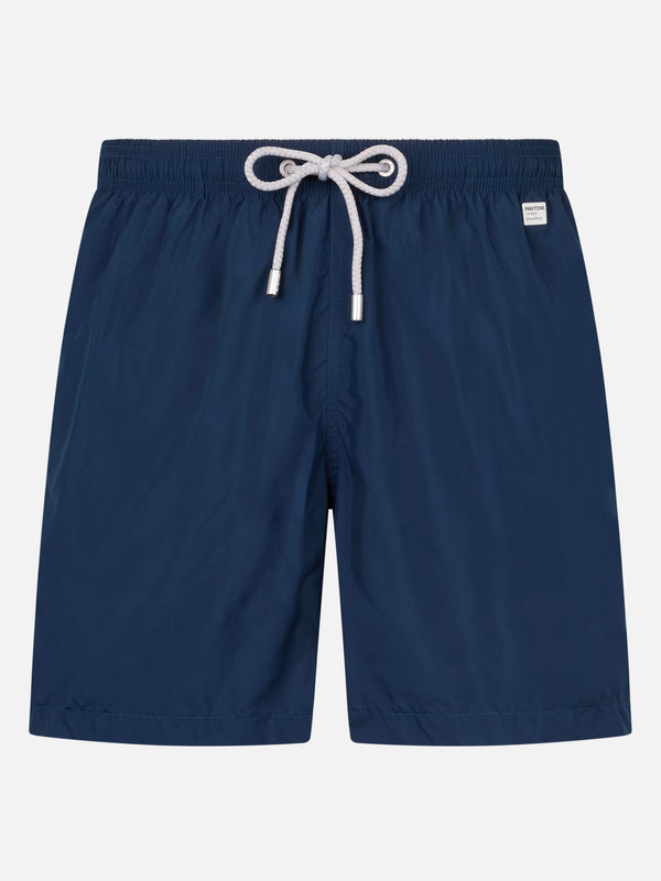 Man lightweight fabric navy swim shorts Lighting Pantone | PANTONE® SPECIAL EDITION