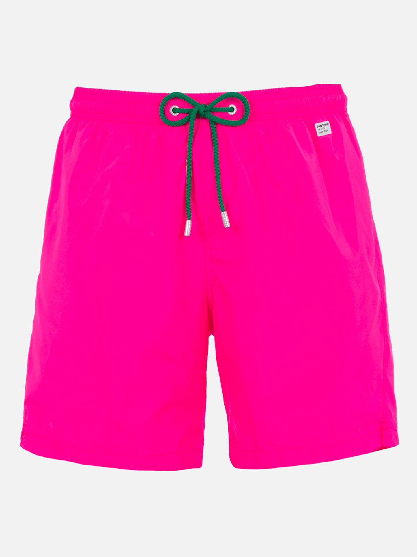 Badeshorts für Herren aus leichtem Stoff in Neonpink Lighting Pantone | PANTONE® SPECIAL EDITION