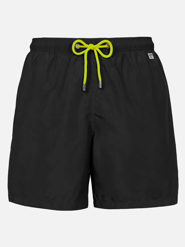 Man lightweight fabric black swim-shorts Lighting Pantone | PANTONE SPECIAL EDITION