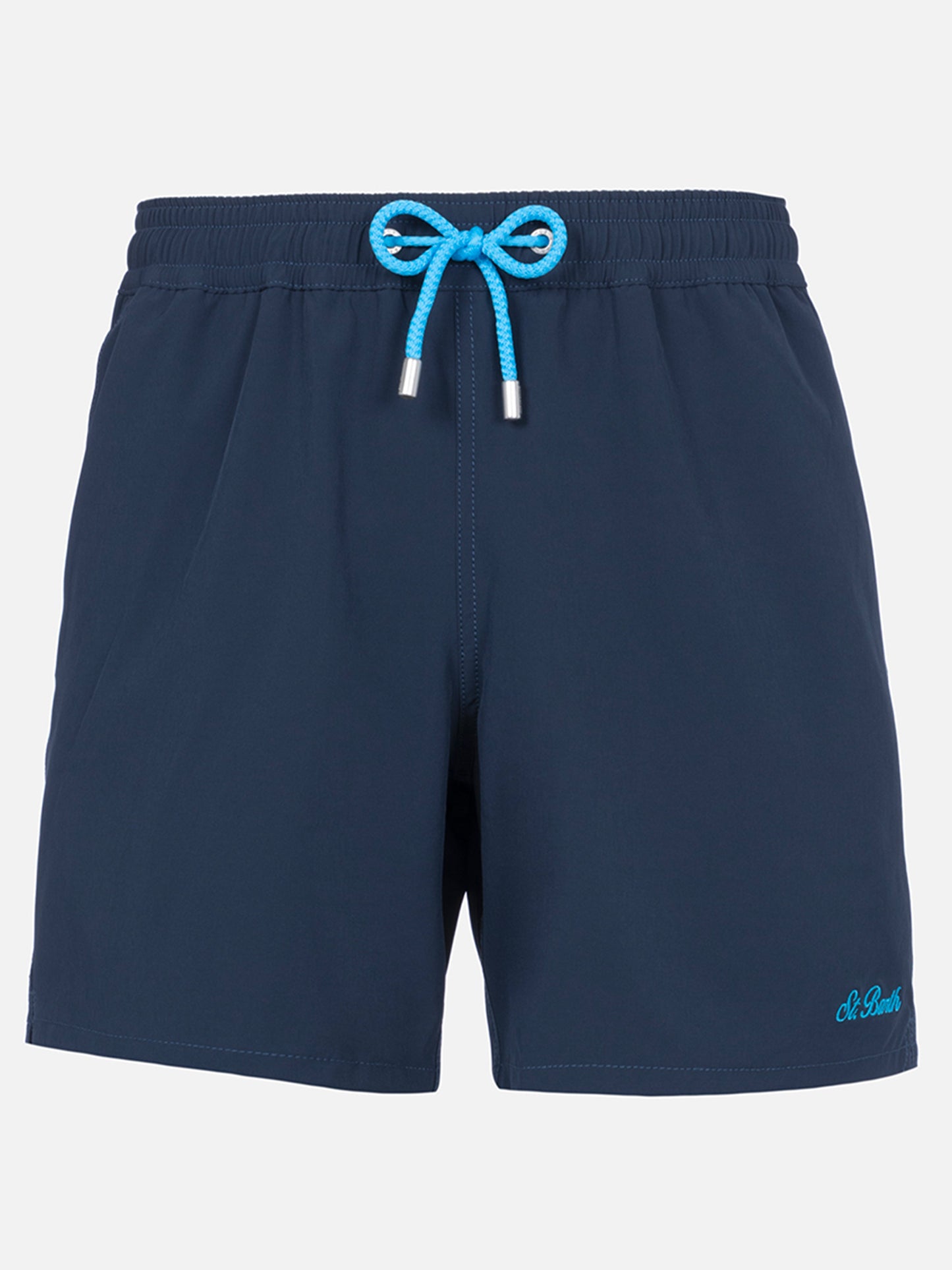 Blaue Comfort-Badeshorts für Herren