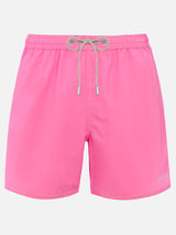 Mittellange Badeshorts Patmos für Herren in Rosa