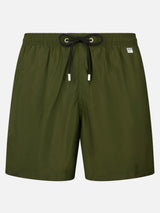 Man lightweight fabric military green swim-shorts Lighting Pantone | PANTONE SPECIAL EDITION