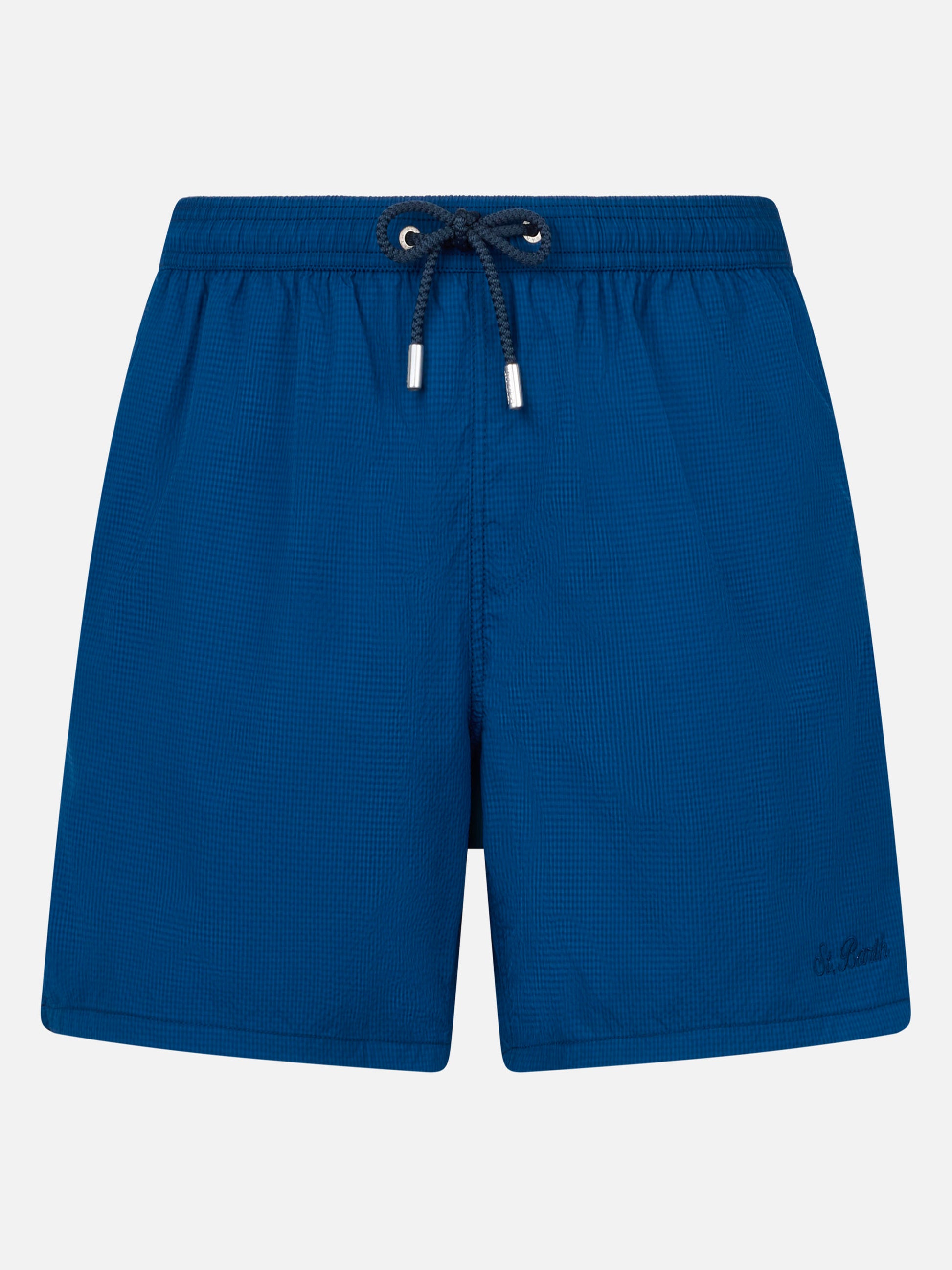Seersucker classic light swim shorts Patmos - MC2 Saint Barth