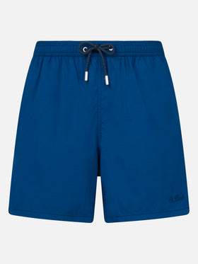 Seersucker classic light swim shorts Patmos - MC2 Saint Barth