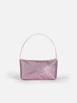 Borsa mini con strass lilla