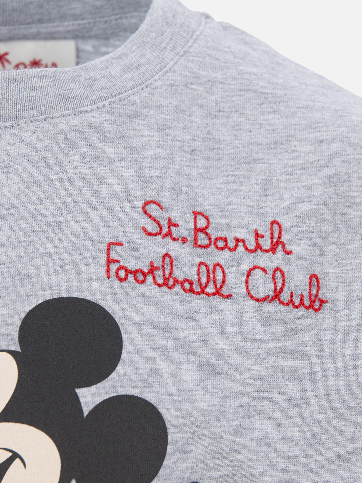 Boy cotton t-shirt with Mickey Mouse print and embroidery | DISNEY
