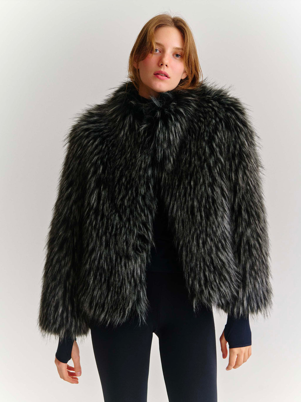 Chaqueta de pelo sintético Artika con efecto silver fox 