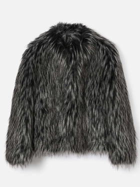 Artika faux fur jacket in silver fox effect