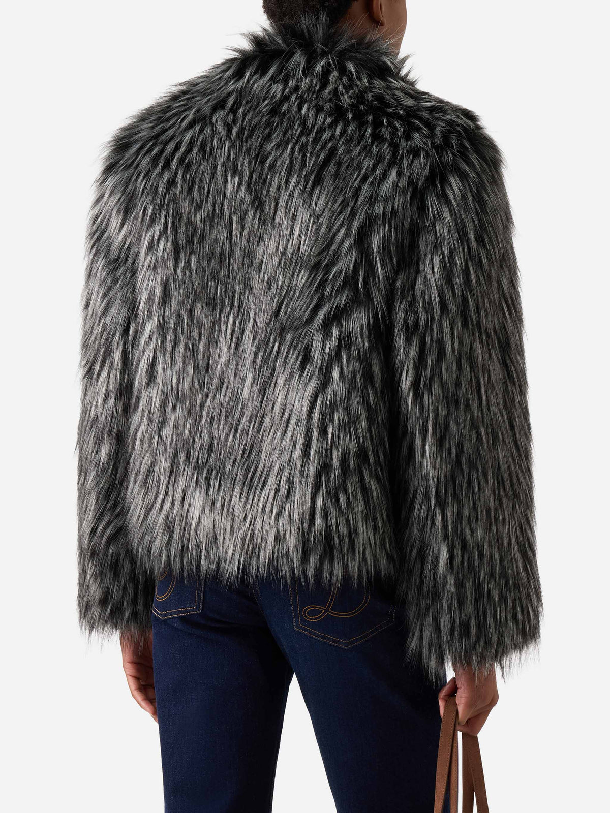 Chaqueta de pelo sintético Artika con efecto silver fox 