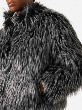 Chaqueta de pelo sintético Artika con efecto silver fox 