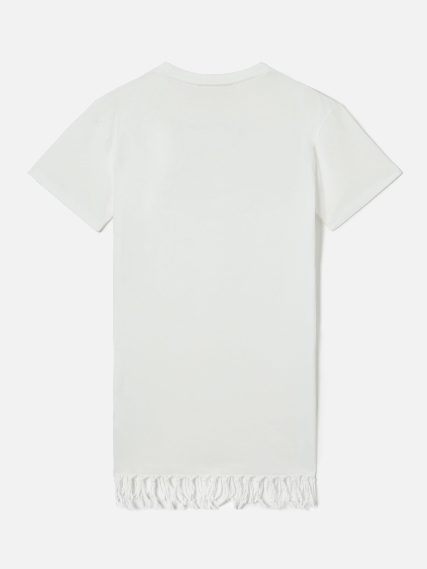 Abbey organic cotton dress with leopard terry-effect logo