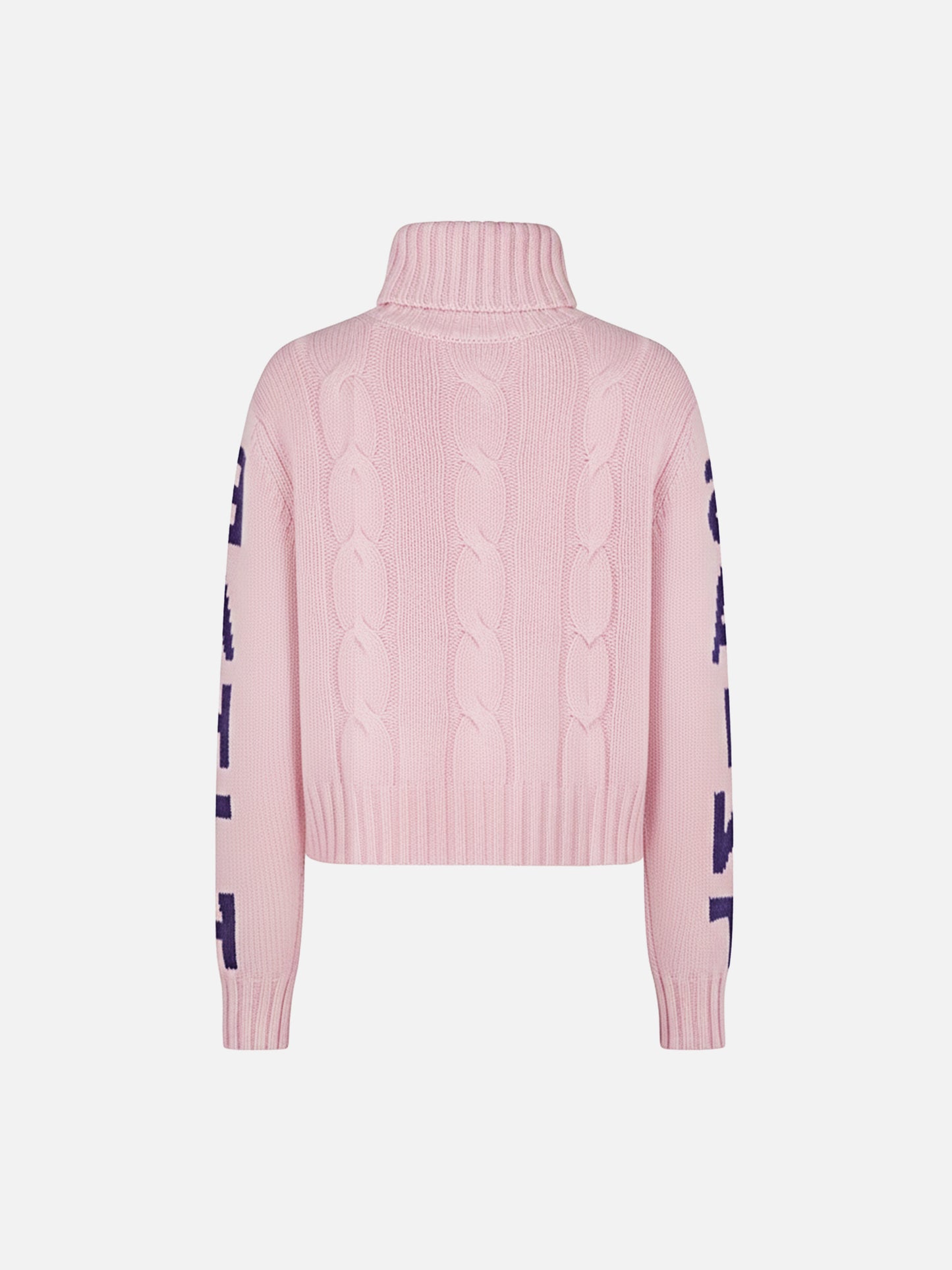 Adler Jr Rollkragenpullover mit Zopfmuster und Saint Barth Jacquard