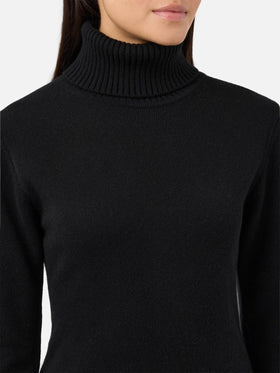 Abito Brea in lana soft touch nero