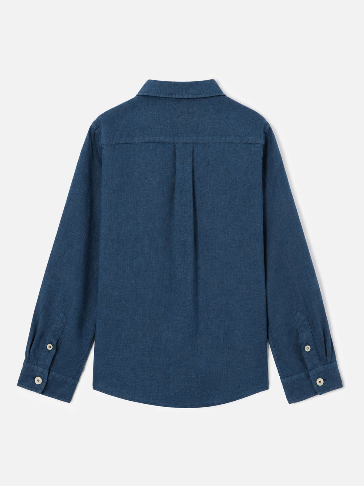 Chemise Agnes bleu marine en lin 