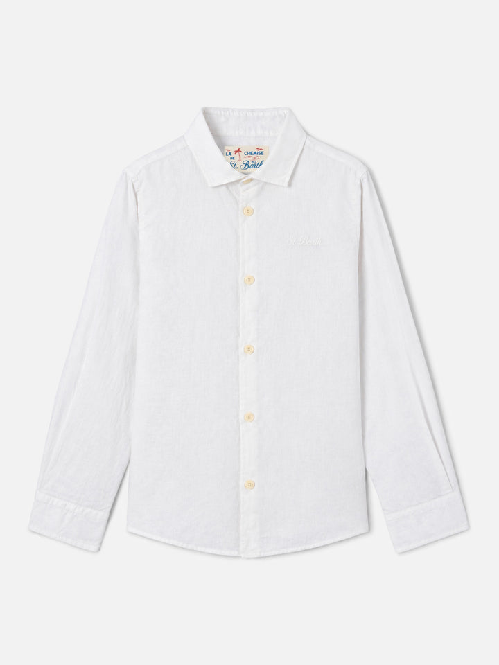 Chemise Agnes blanche en lin 