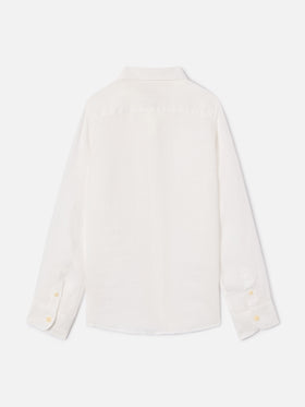 Camisa Agnes White en lino 