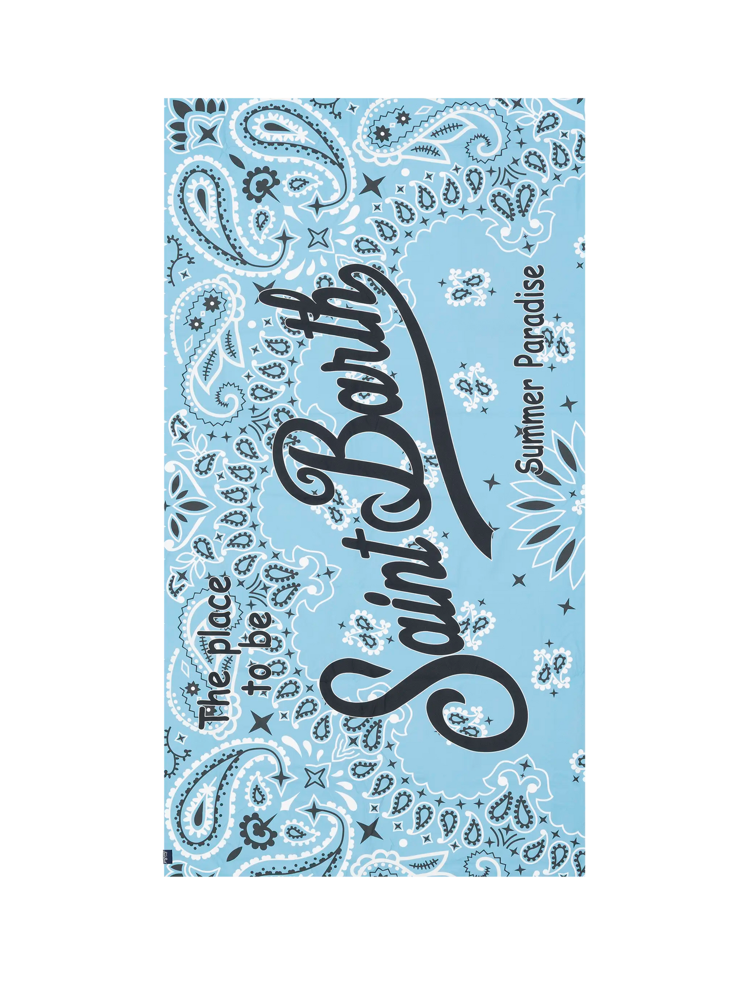 Telo mare in microfibra Aidan con stampa bandana