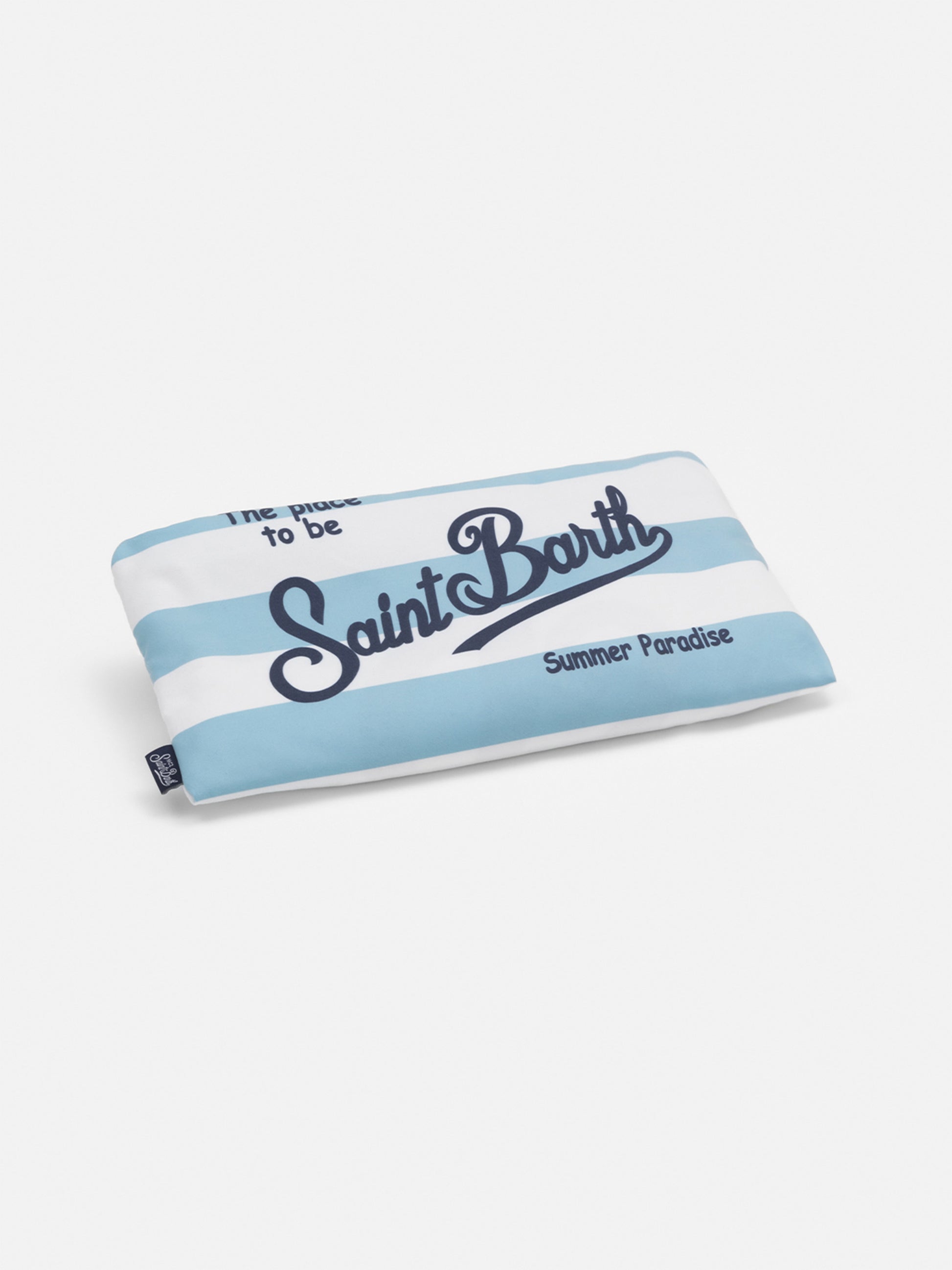 Microfiber beach towel Aidan with striped print - MC2 Saint Barth