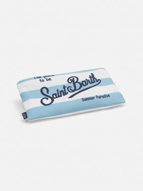 Microfiber beach towel Aidan with striped print - MC2 Saint Barth