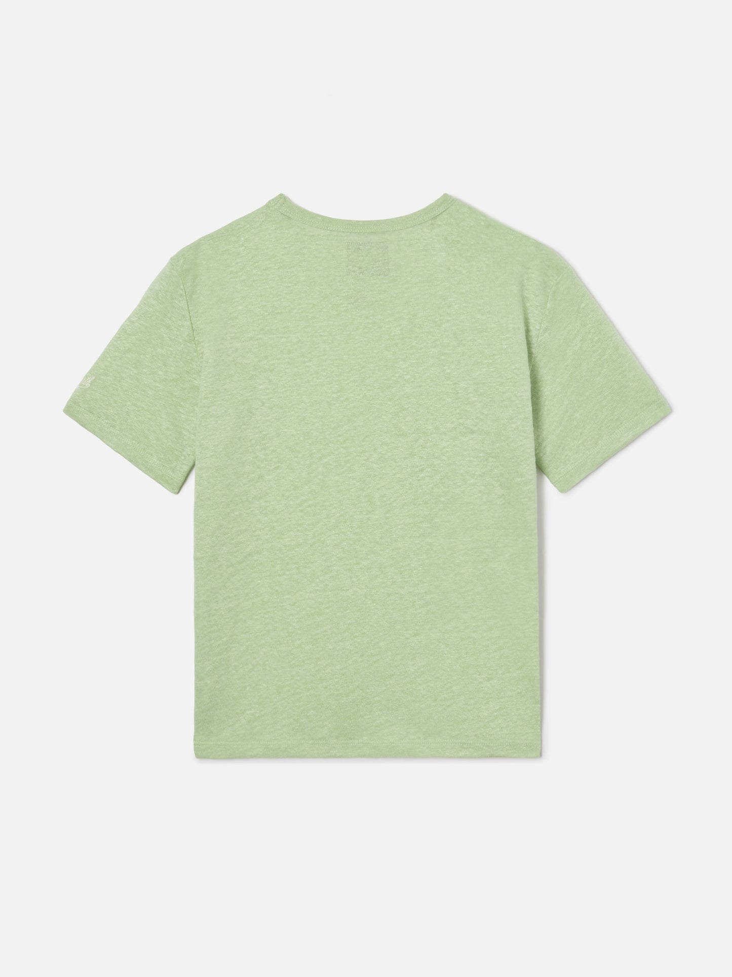 T-shirt Alex in puro lino verde menta