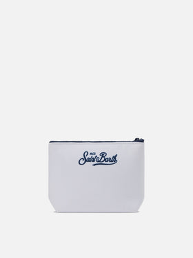 Pochette Aline effetto lana con stampa St. Moritz | ST. MORITZ TOP OF THE WORLD SPECIAL EDITION